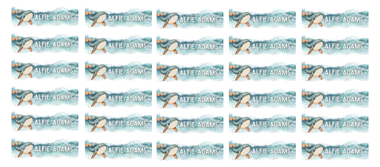 DTF - Name tags Whale