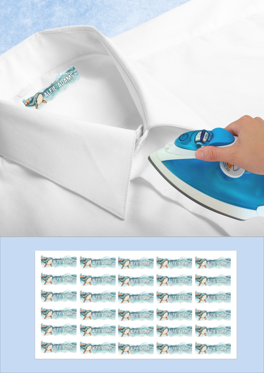 DTF - Name tags Whale