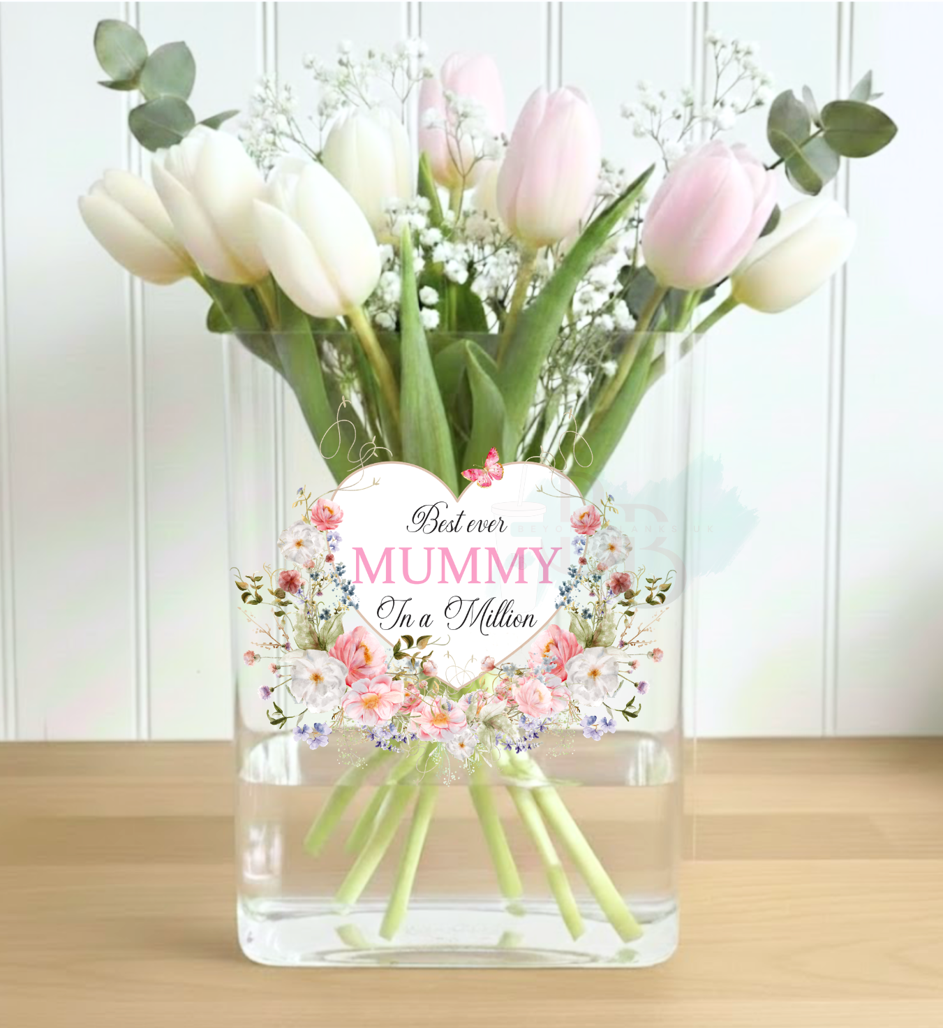 UVDTF-Mothers day floral heart - Best Ever...