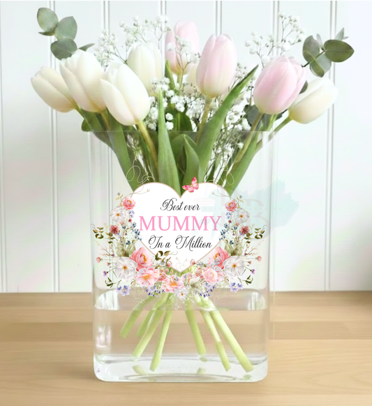 UVDTF-Mothers day floral heart - Best Ever...