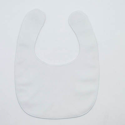 sublimation baby bib- blank white