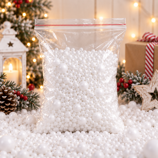 Elf Snow Filler – Crystal Cylinder Snow Mix