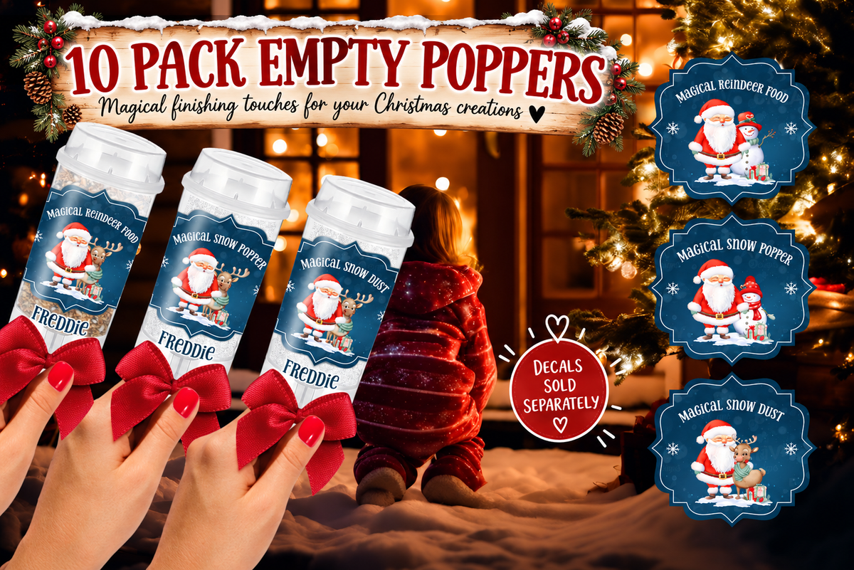 Snow poppers Pack of 10