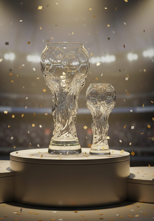World cup trophy tumbler Glass