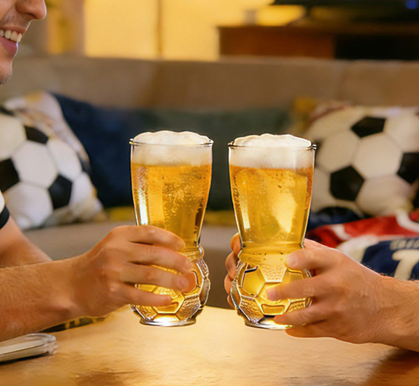 World cup football Glass