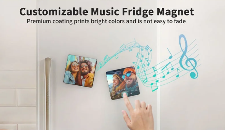 Fridge magnet sublimation Music Player