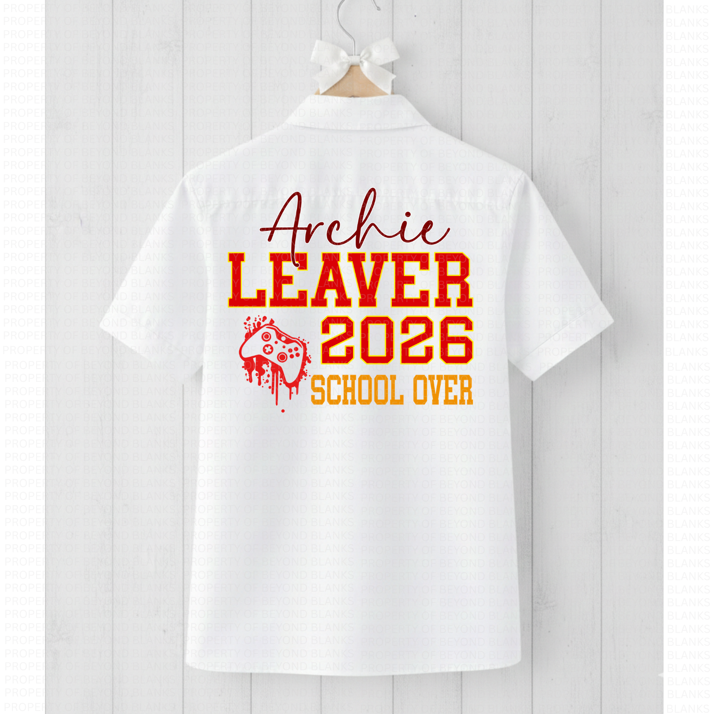 DTF - Leaver 2026 - School over-RED