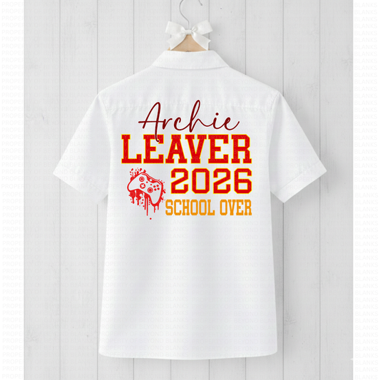 DTF - Leaver 2026 - School over-RED