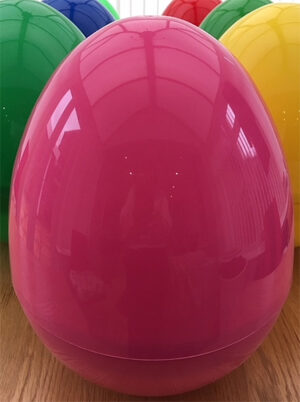 Extra large plastic fillable eggs