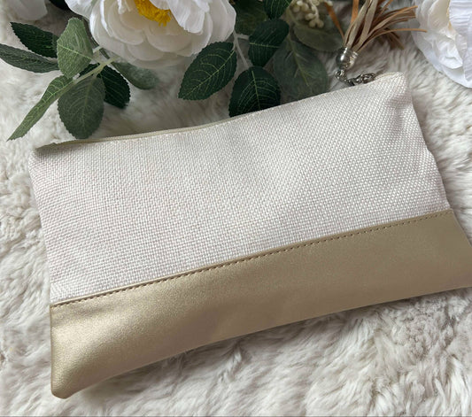 Make up bag gold