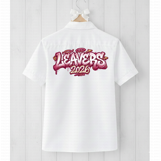 DTF - Leavers  2026 - Graffiti pink