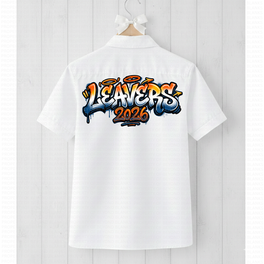 DTF - Leavers  2026 - Graffiti fade