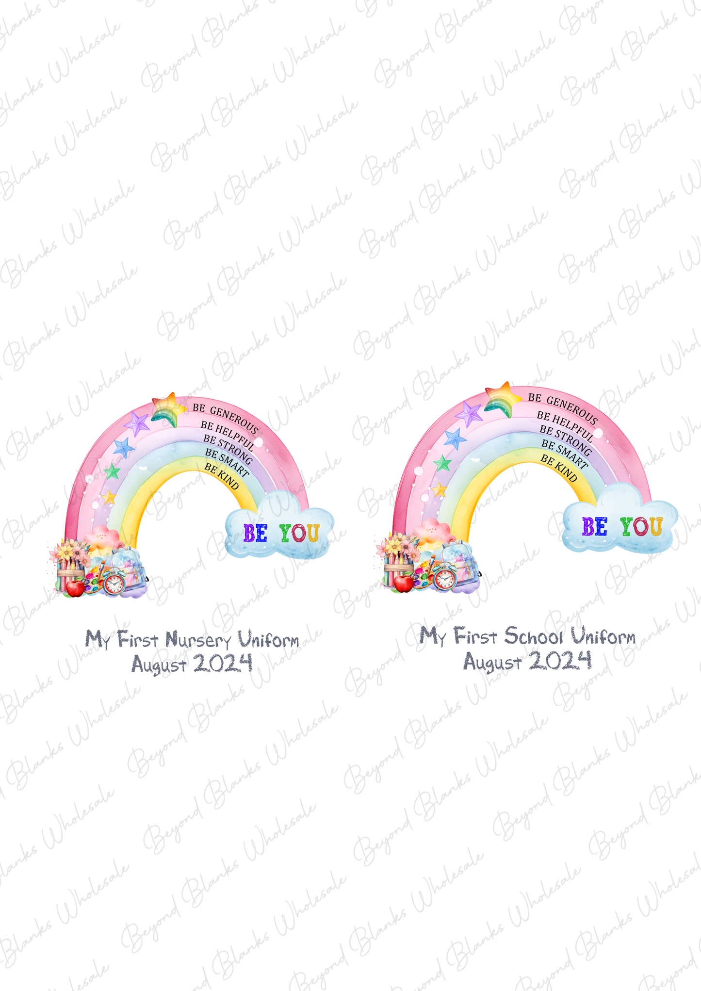 First school- nursery rainbow 2024  UVDTF