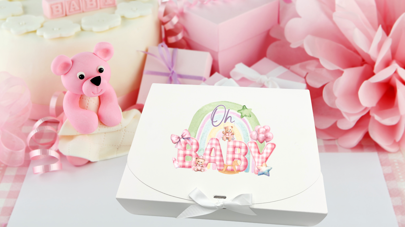 UVDTF PINK 'OH BABY' BOX decal #2