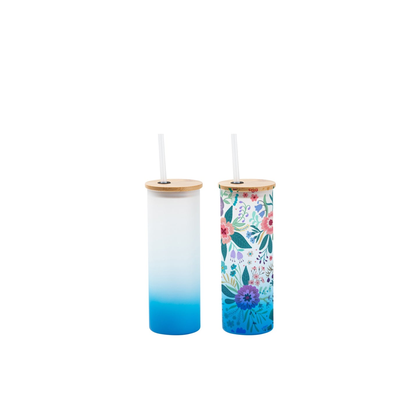 17oz Sublimation glass tumbler