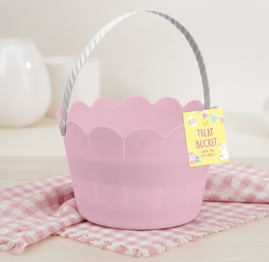 Easter- Scallop Edge Bucket- Pink