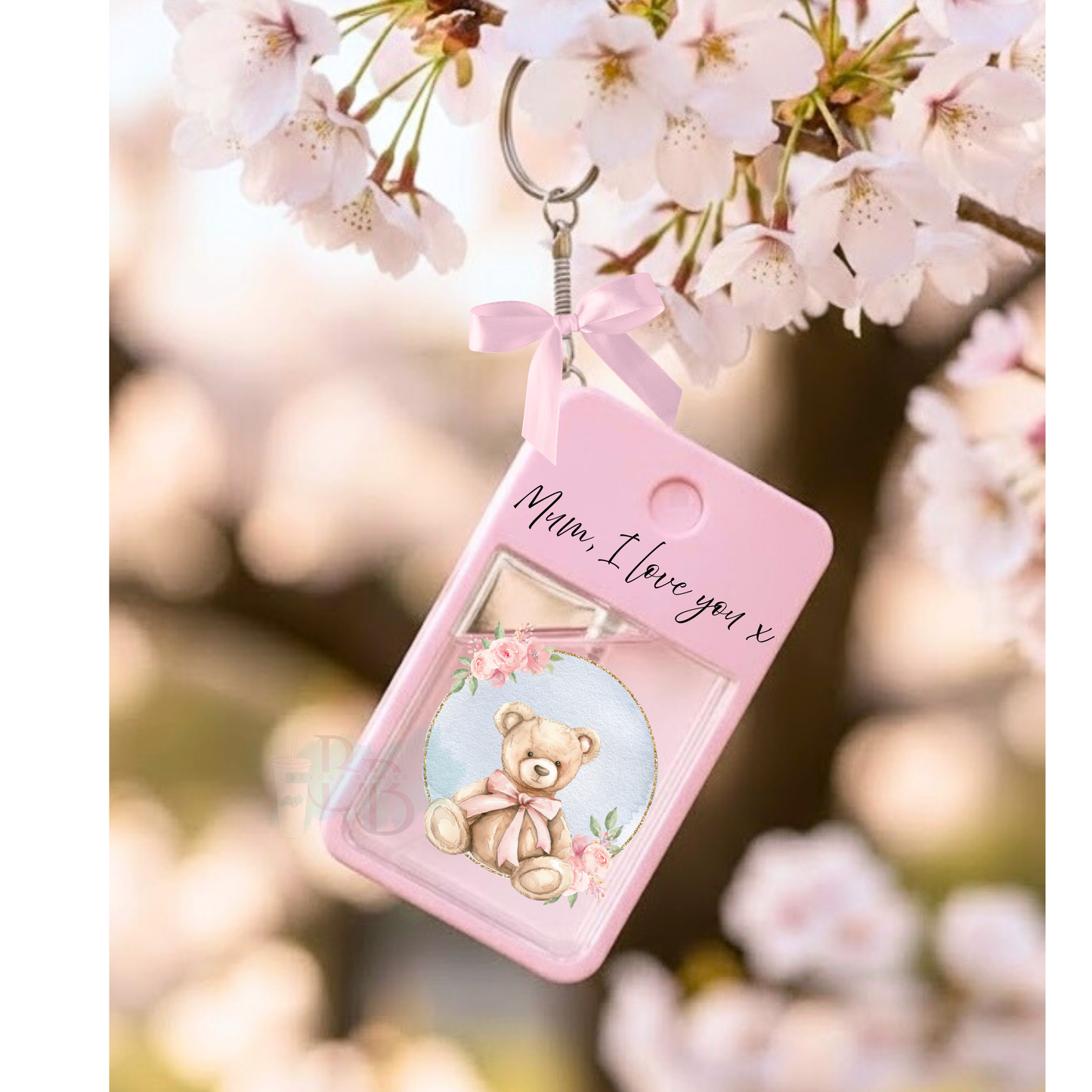 UVDTF -Spray bottle keyring decal