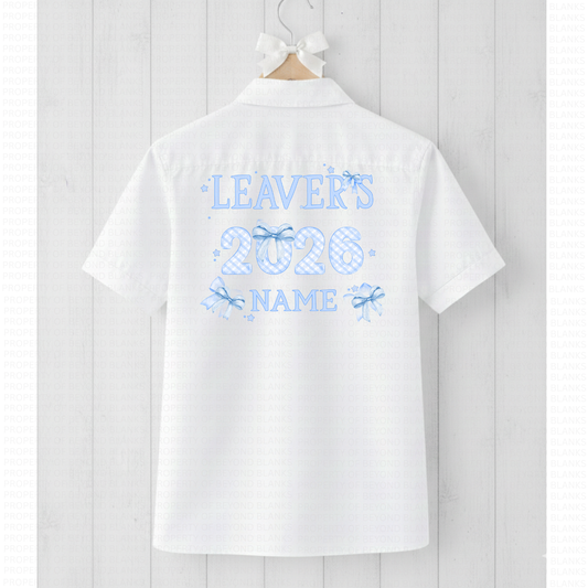 DTF - Leaver 2026 blue -Bows