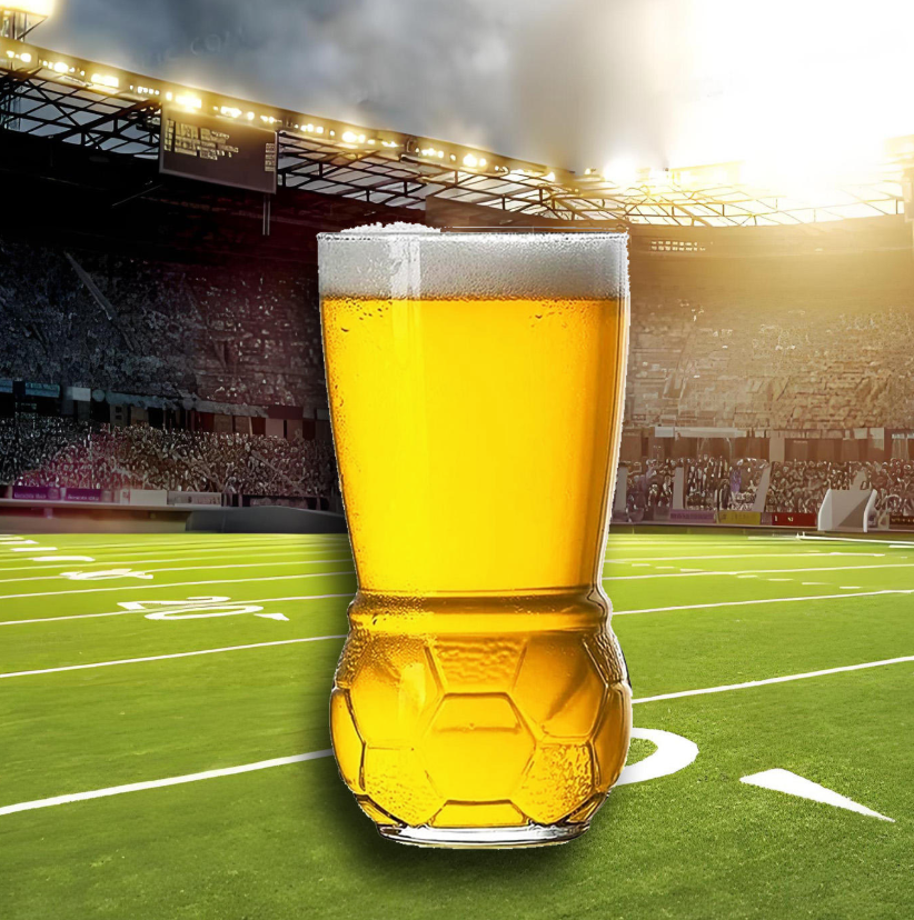 World cup football Glass