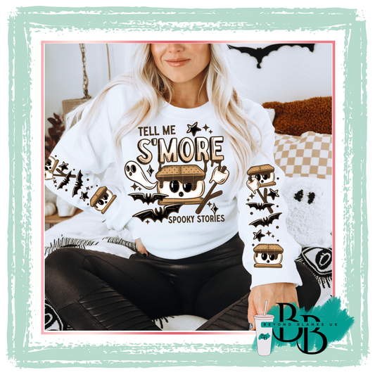 DTF - Spooky stories- chest & sleeve