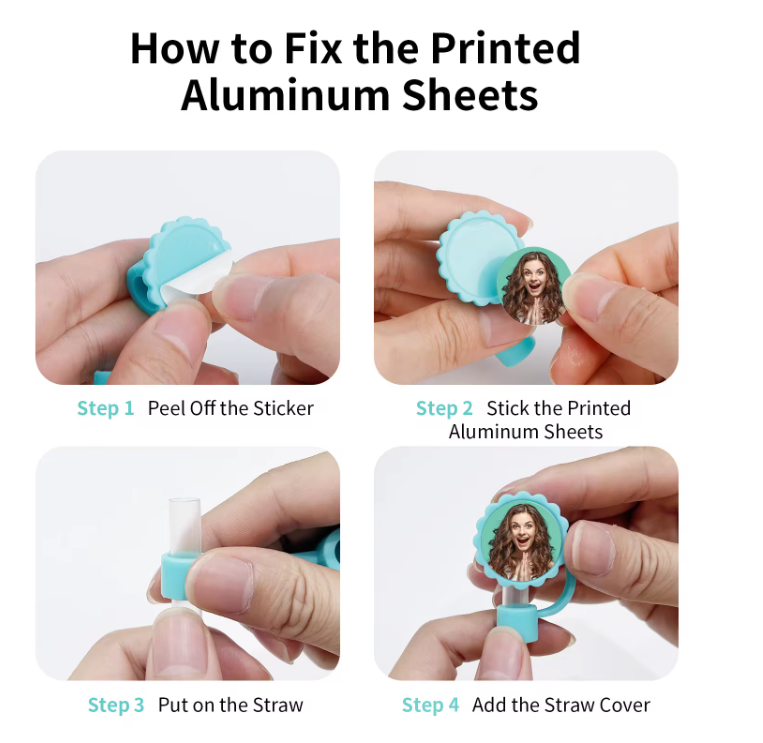 Straw toppers - Sublimation