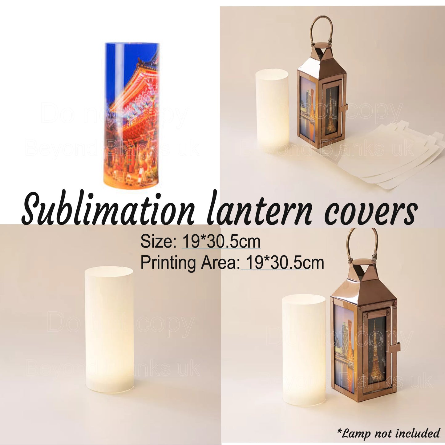 lantern sublimation-plastic