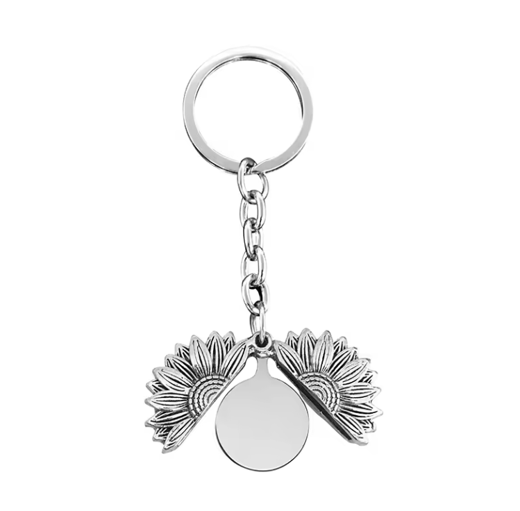 Sunflower sublimation Keyring