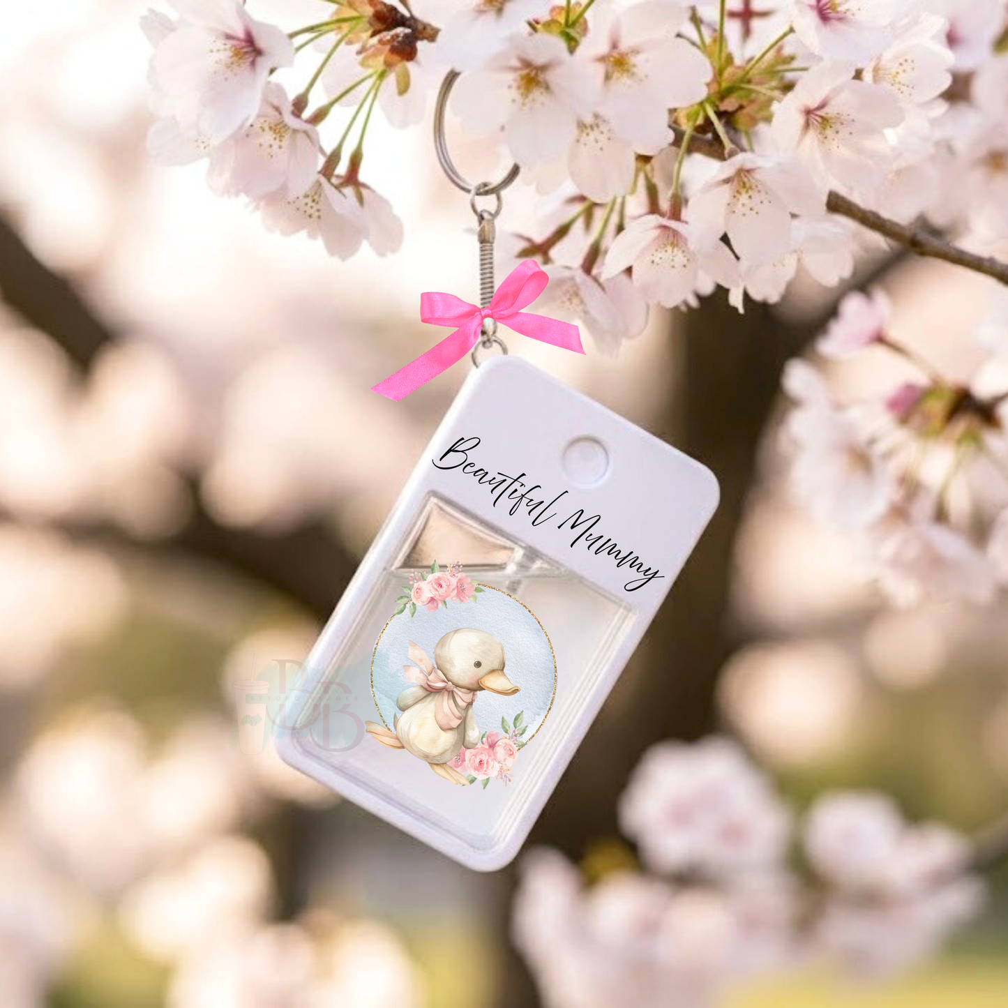 UVDTF -Spray bottle keyring decal